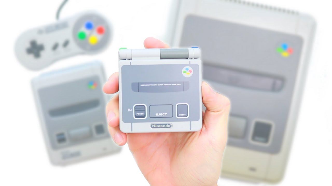 Gameboy Advance SP Super Famicom Edition (High Brightness) - Used, , Old Retro Games, Retro Games