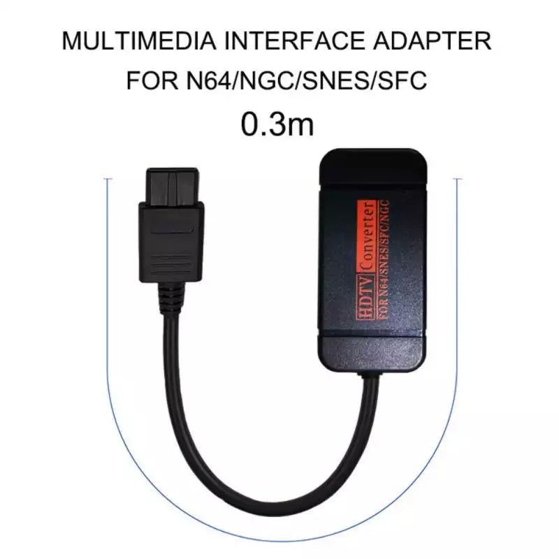 GameCube/Super Nintendo/N64 HDMI adapter Video Game Console Accessories Hellfire Trading