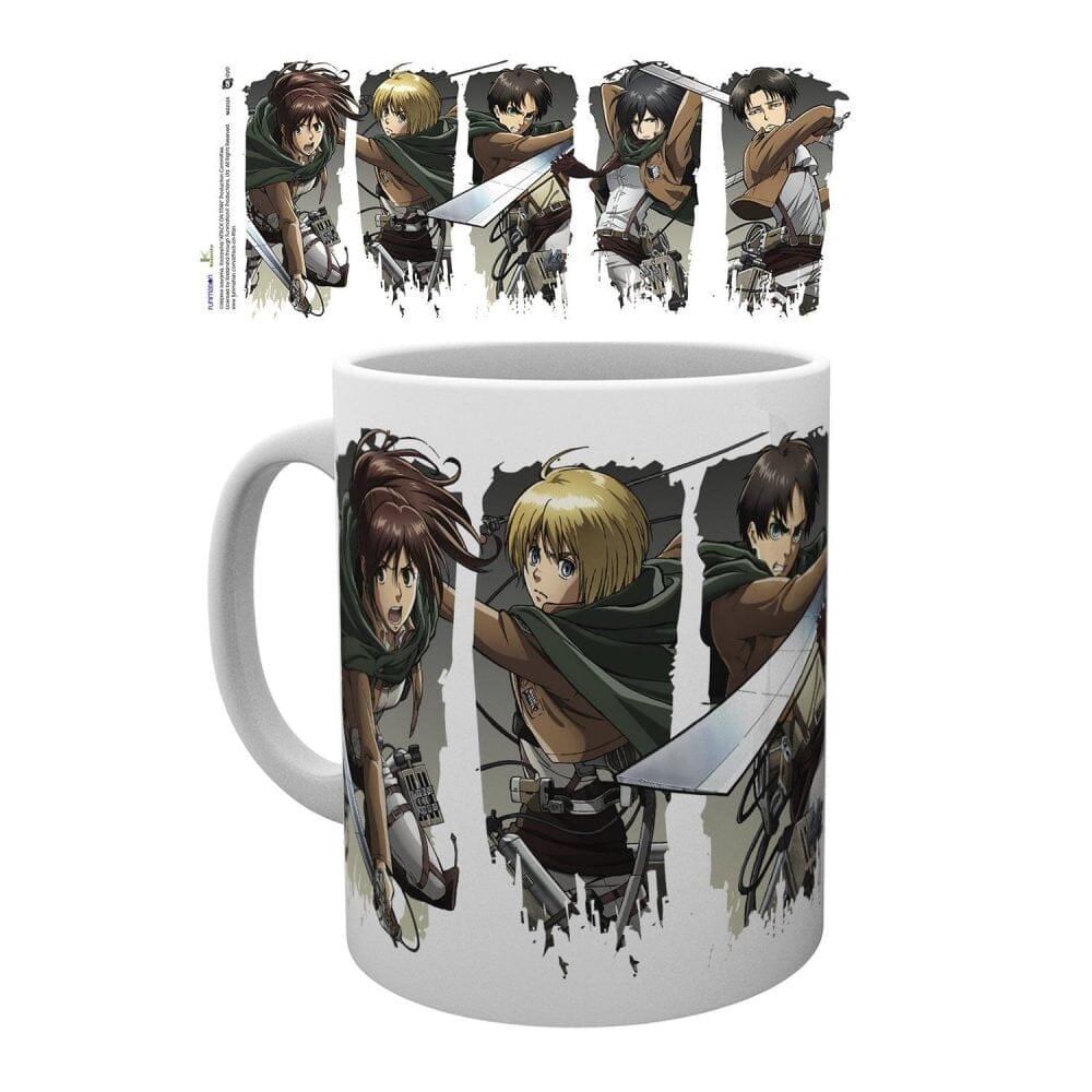 GBE MUG: AOT- CHARACTER MONTAGE Mugs GB EYE