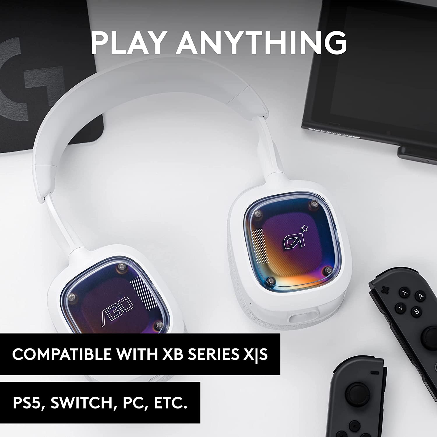 Logitech G Astro A30 LIGHTSPEED Wireless Gaming Headset for PS5, PS4, Nintendo Switch, XBOX, PC and Android - White Headphones & Headsets Astro