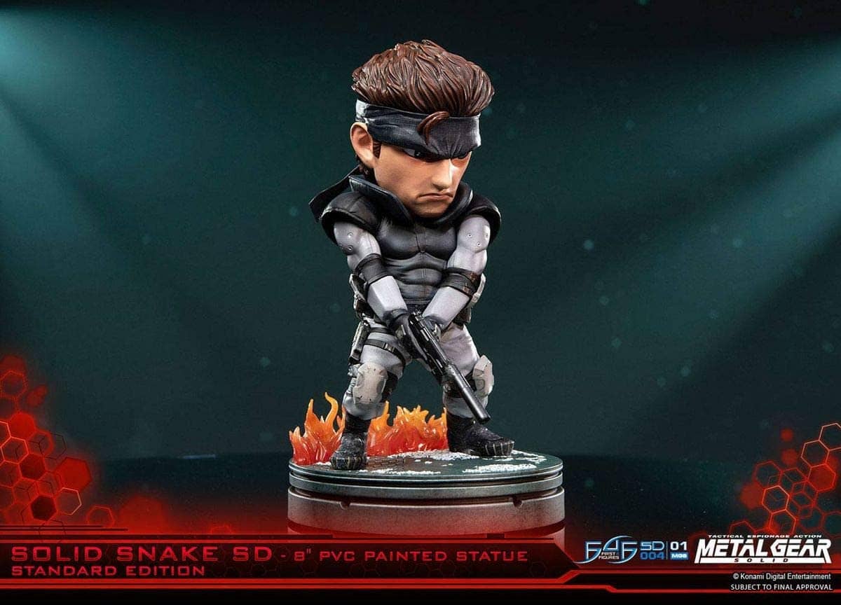 Metal Gear Solid (SD Solid Snake) PVC Home Game Console Accessories First4Figures