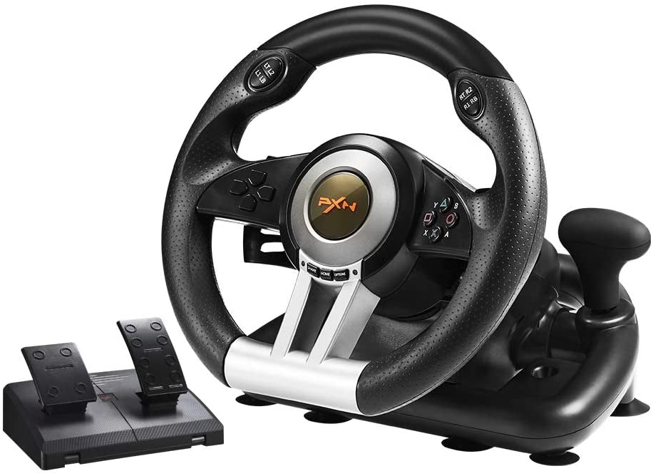 PXN V3II Racing Wheel For PlayStation, Xbox, Nintendo Switch & PC Game Racing Wheels PXN