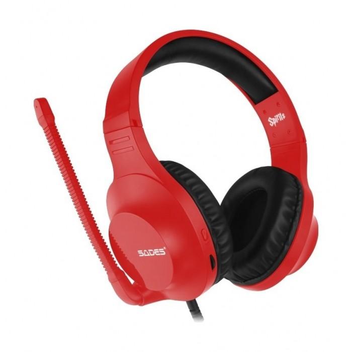 SADES Spirits Gaming Headset - Red