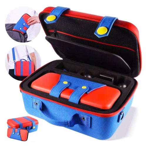 Set of 2 Mario Carying Cases for Nintendo Switch/Nintendo Switch OLED Video Game Console Accessories Retro Games