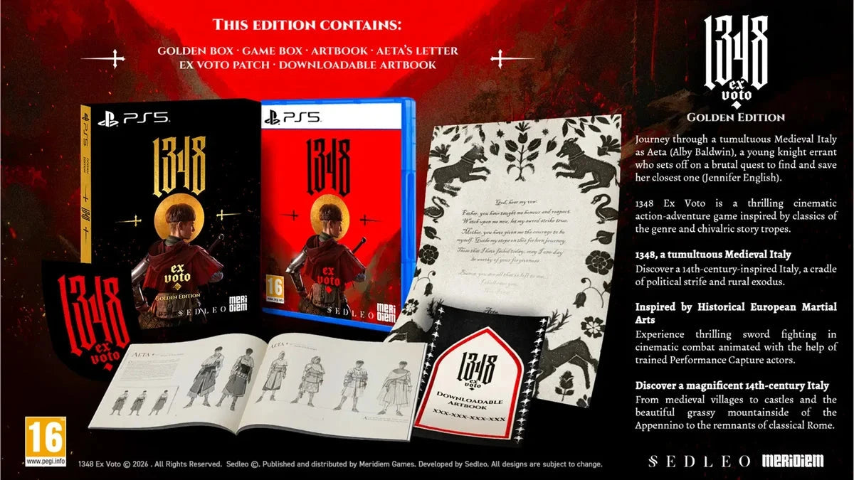 1348 Exvoto Gold Edition (R2) - PS5 Physical Video Games Dear Villagers 