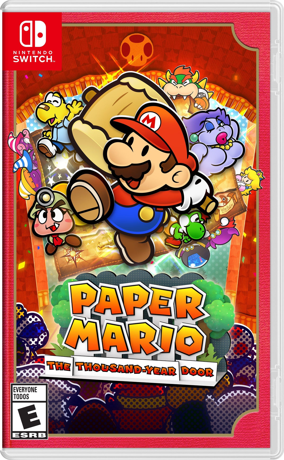 Paper Mario: The Thousand-Year Door Nintendo Switch case cover