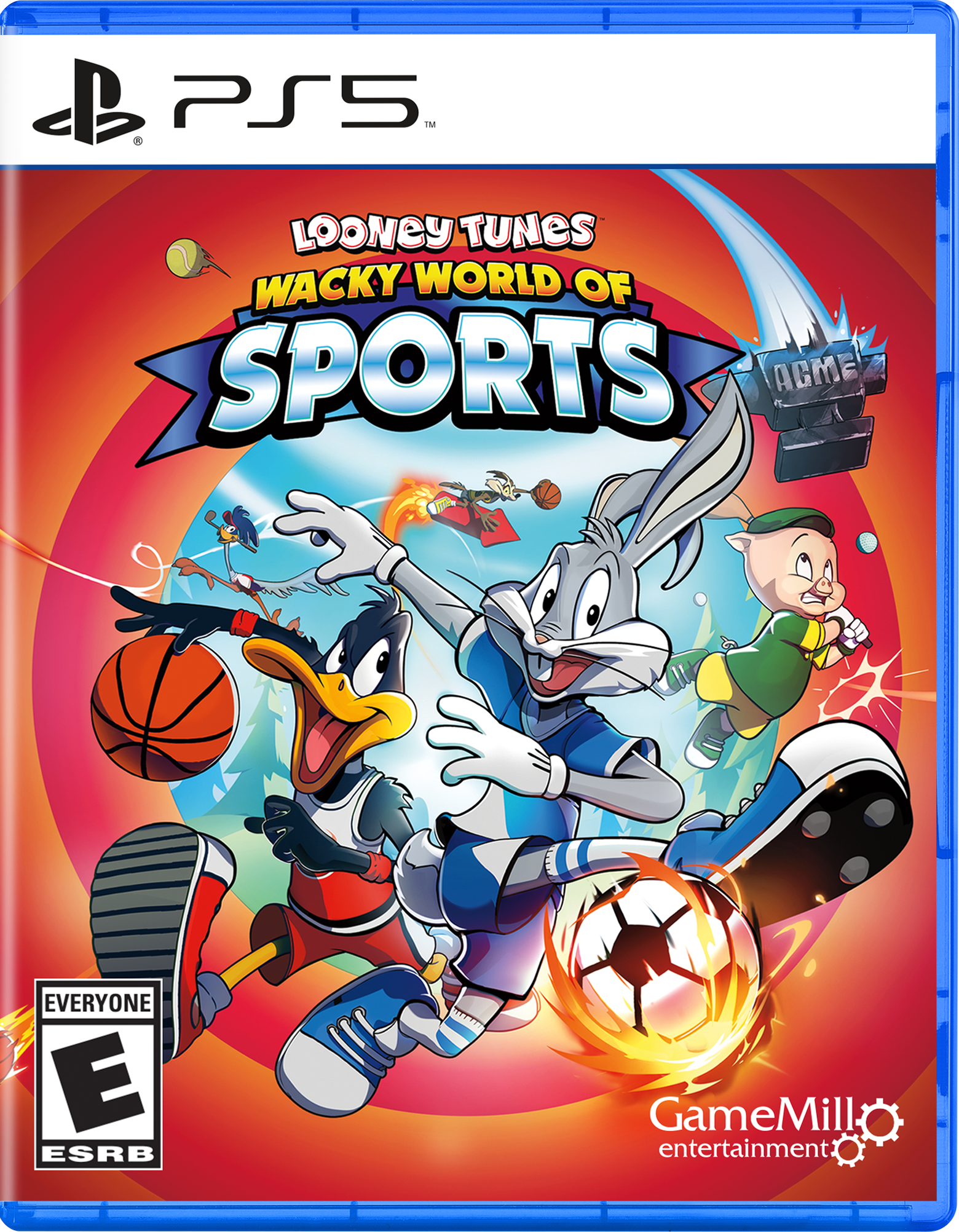 Looney Tunes Wacky World of Sports PS5 case cover