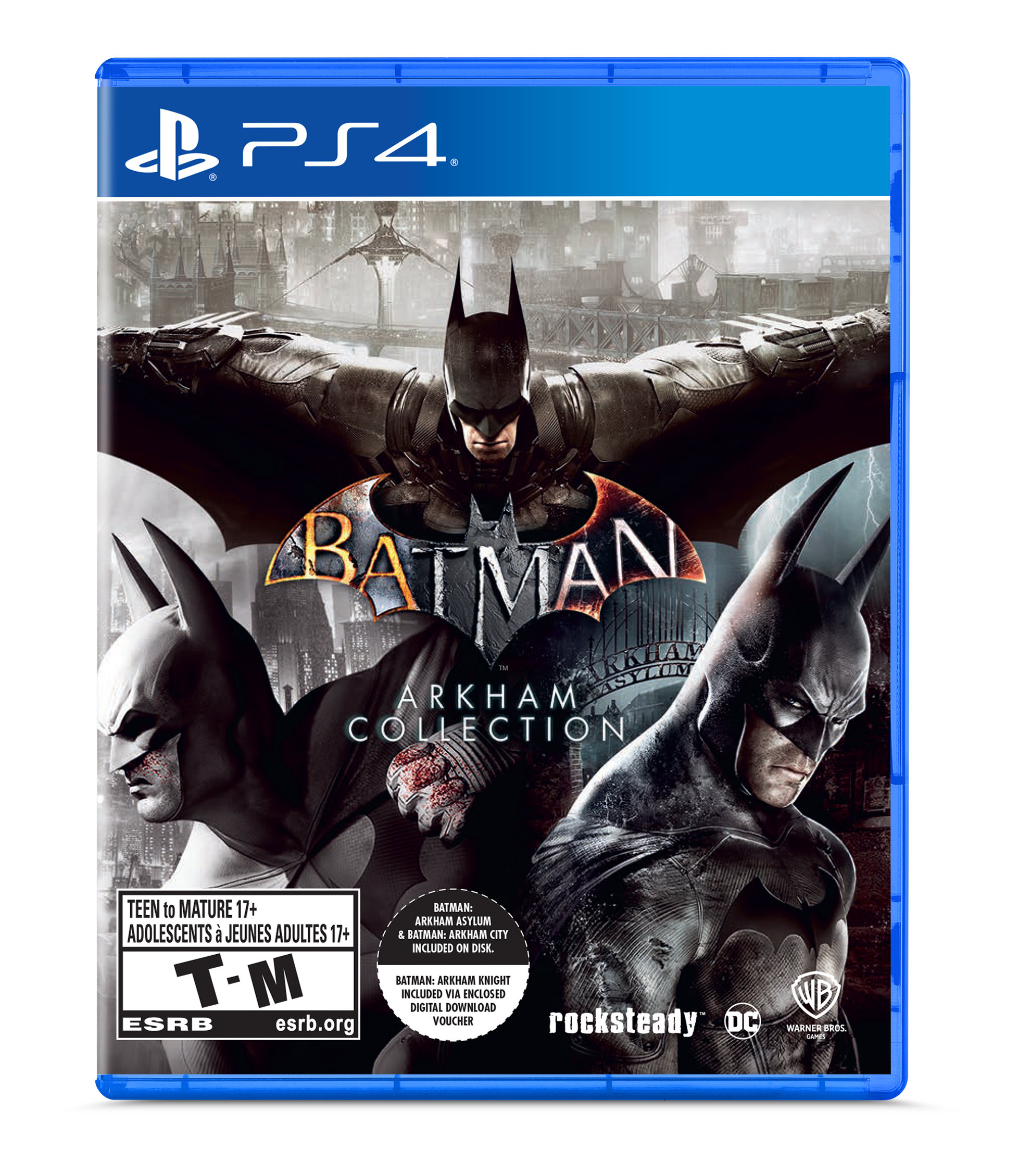 Batman Arkham Collection PS4 case cover