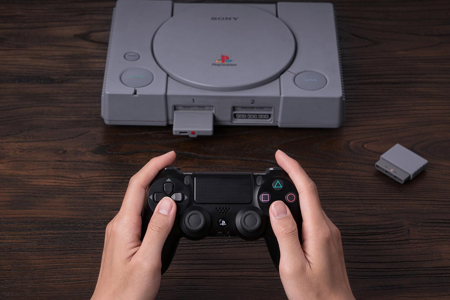 8Bitdo Bluetooth Retro Receiver for PS1 and PS2 Compatible with Xbox Series Controller, Xbox One Bluetooth Controller, Switch Pro, 8Bitdo Controllers and PS5/PS4 Controller Video Game Console Accessories 8Bitdo 