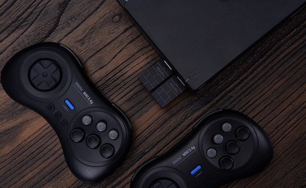 8Bitdo M30 2.4G Wireless Gamepad for Sega Genesis Mini and Mega Drive Mini - Sega Genesis, for Switch/Switch OLED, PC, macOS, Android, Steam Deck & Raspberry Pi