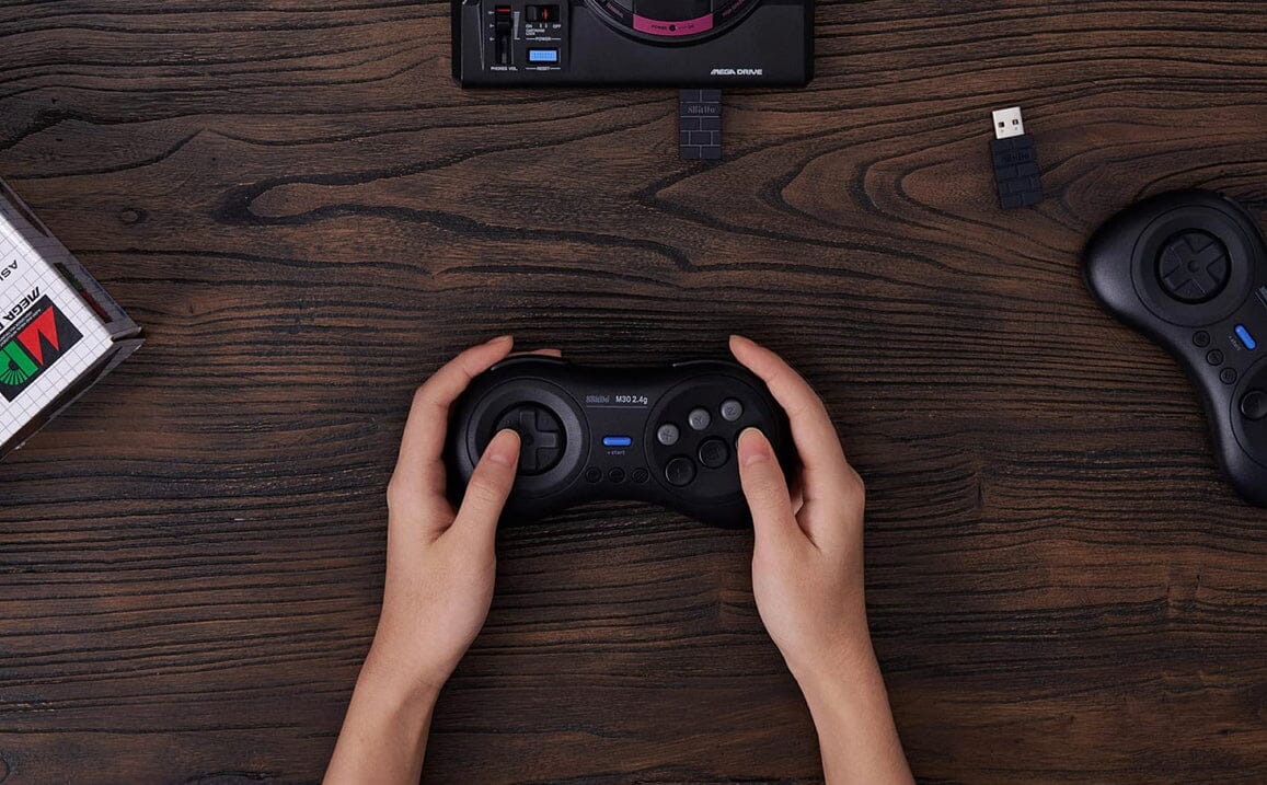 8Bitdo M30 2.4G Wireless Gamepad for Sega Genesis Mini and Mega Drive Mini - Sega Genesis, for Switch/Switch OLED, PC, macOS, Android, Steam Deck & Raspberry Pi