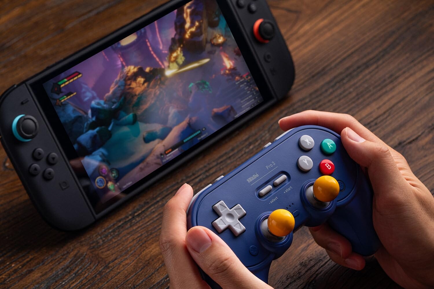8BitDo Pro 3 Bluetooth Controller for Switch/Switch 2, Windows, Apple, SteamOS, Android – TMR Joysticks - G Classic Joystick Controllers 8Bitdo 