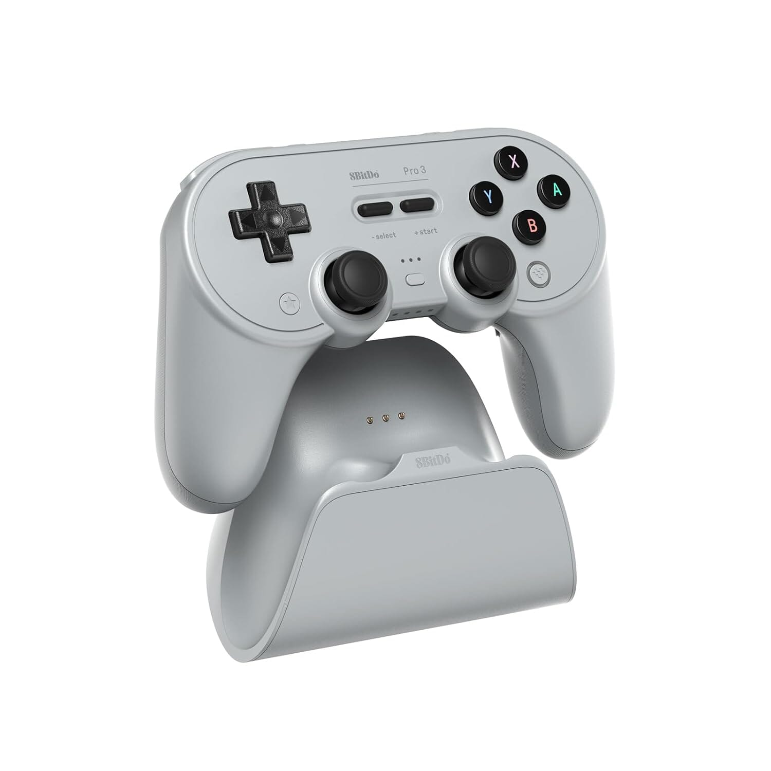 8BitDo Pro 3 Bluetooth Controller for Switch/Switch 2, Windows, Apple, SteamOS, Android – TMR Joysticks - Gray Controller 8Bitdo 