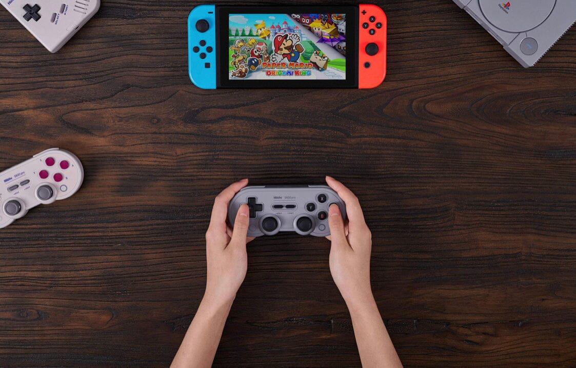 8BitDo Sn30 Pro Bluetooth Controller for Switch/Switch OLED, PC, macOS, Android, Steam Deck & Raspberry Pi (G Classic Edition)