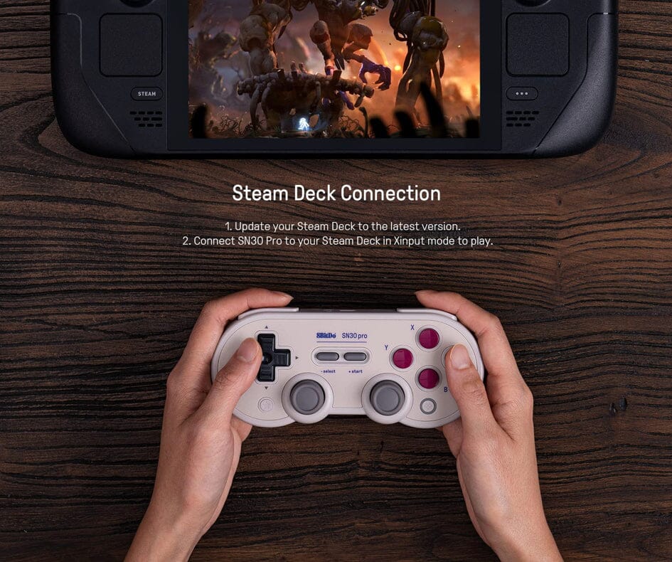 8BitDo Sn30 Pro Bluetooth Controller for Switch/Switch OLED, PC, macOS, Android, Steam Deck & Raspberry Pi (G Classic Edition)