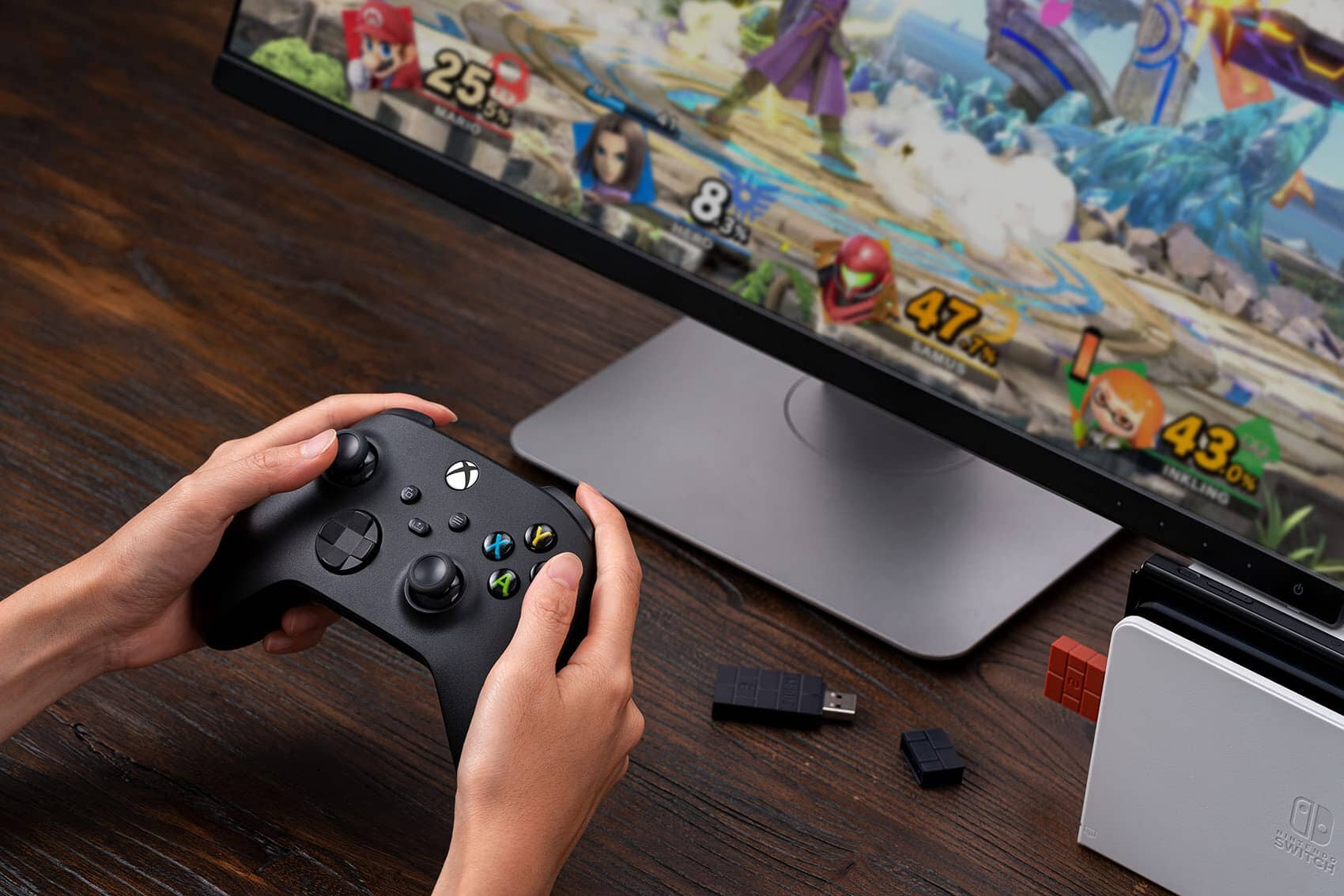 8BitDo USB Wireless Controller Adapter 2 Converter Dongle Video Game Console Accessories 8Bitdo 