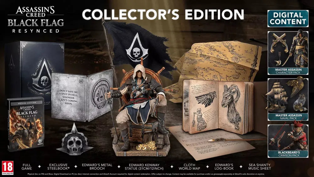 Assassin's Creed Black Flag Resynced (Collector's Edition, R2) - PS5