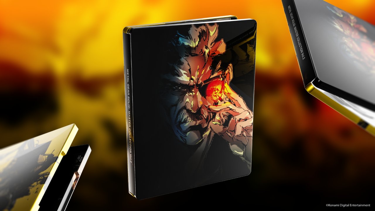 Metal Gear Solid Master Collection Vol.2 SteelBook front artwork by Yoji Shinkawa