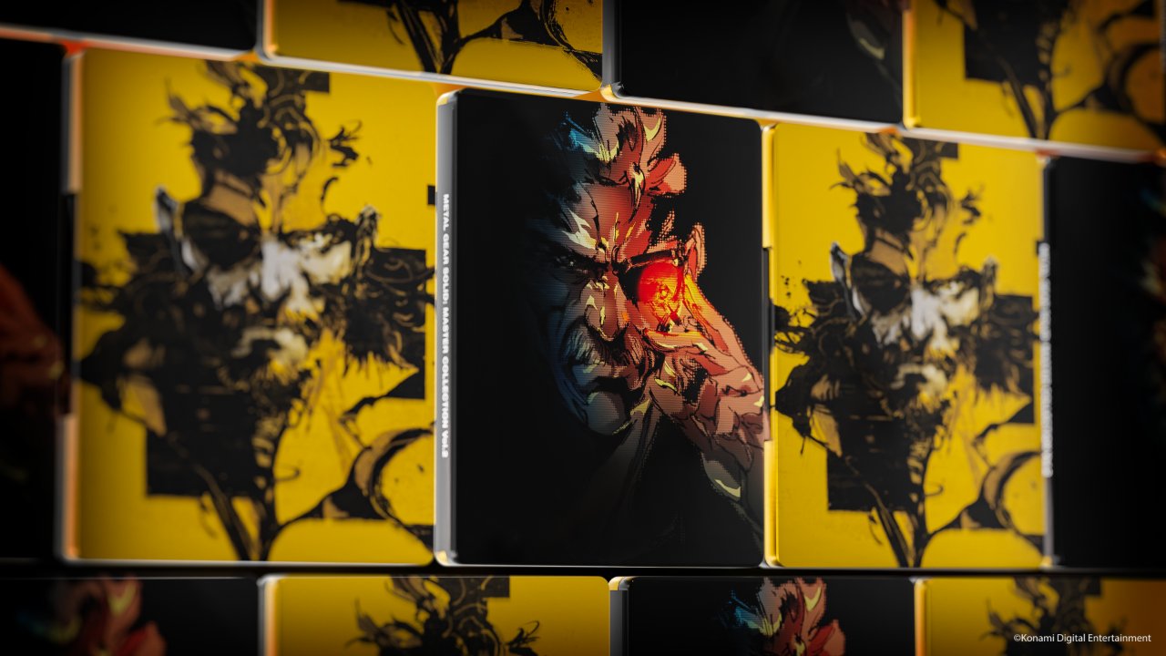 Metal Gear Solid Master Collection Vol.2 SteelBook back artwork - Big Boss