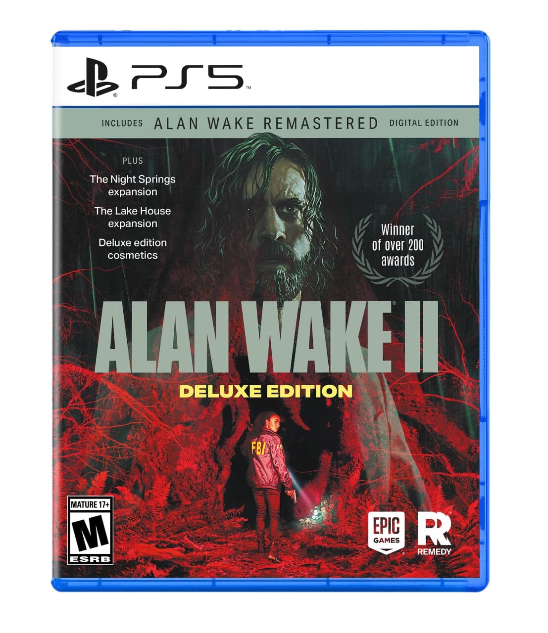 Alan Wake 2 Deluxe Edition (R1) - PS5 Video Game Software Epic 