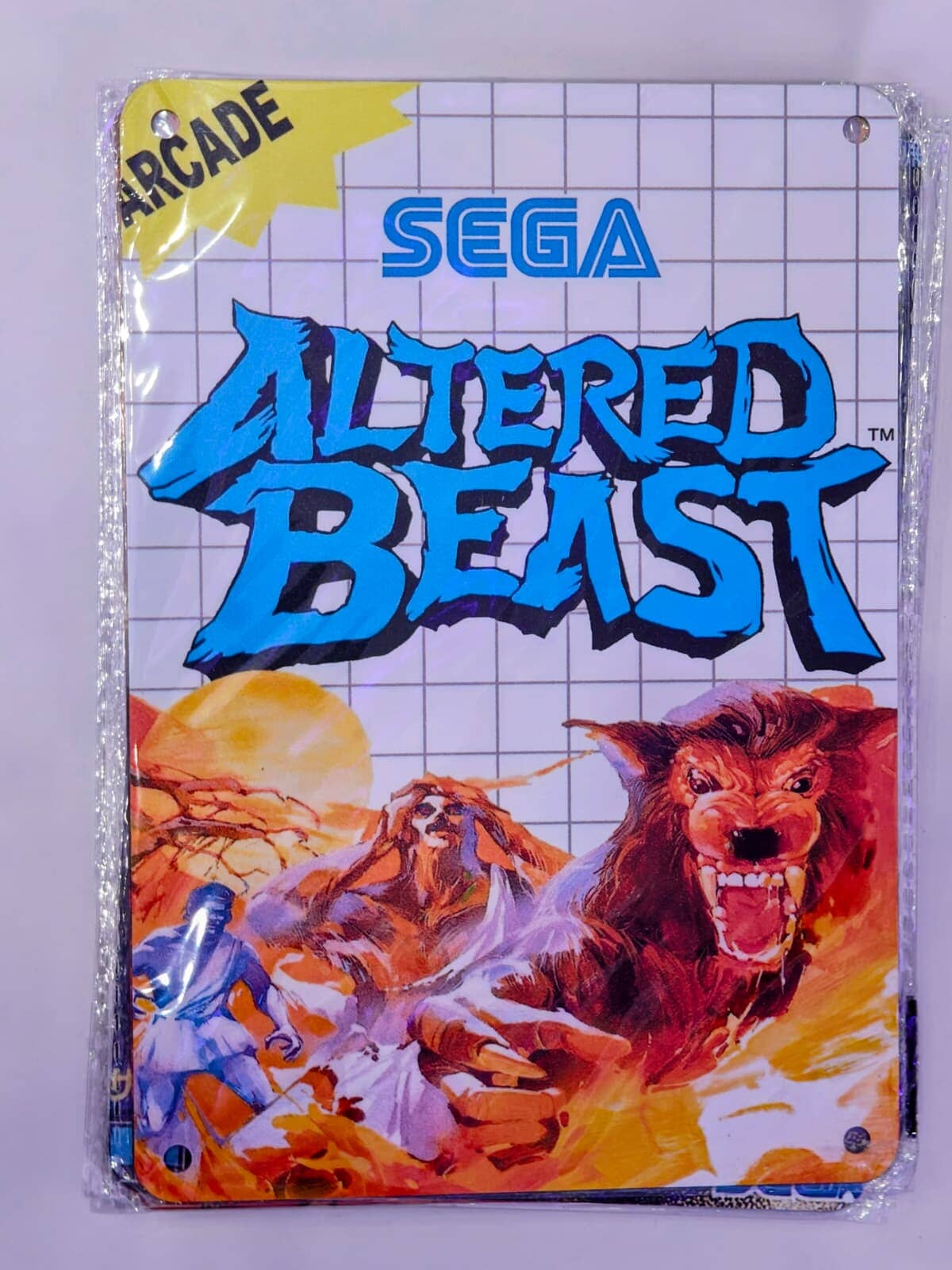 Altered Beast Video Game Metal Poster (14X20 CM) Posters Retro Games 