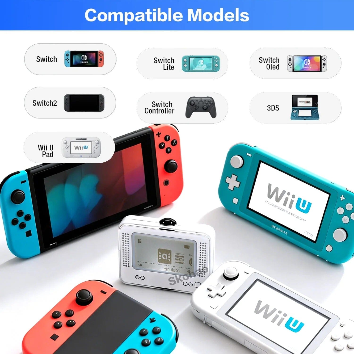 Amiibo Emulator Universal For Switch 2, Switch, 3DS and Wii U Video Game Console Accessories Retro Games 
