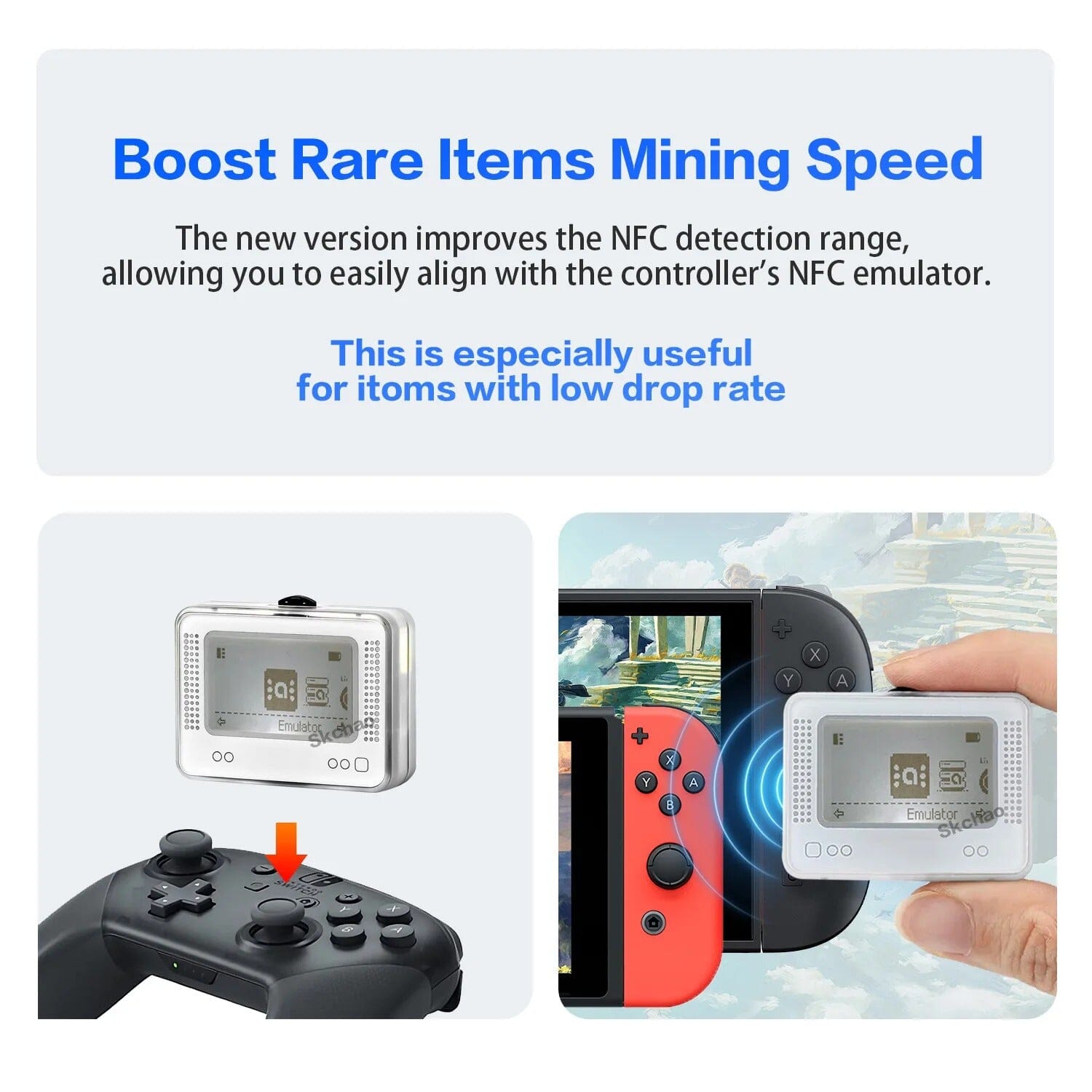 Amiibo Emulator Universal For Switch 2, Switch, 3DS and Wii U Video Game Console Accessories Retro Games 