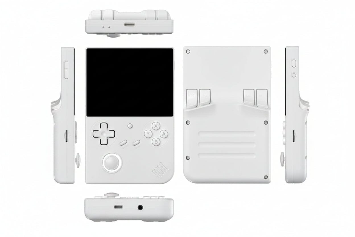 ANBERNIC RG40XXV + 10,000 Games Retro Games White 