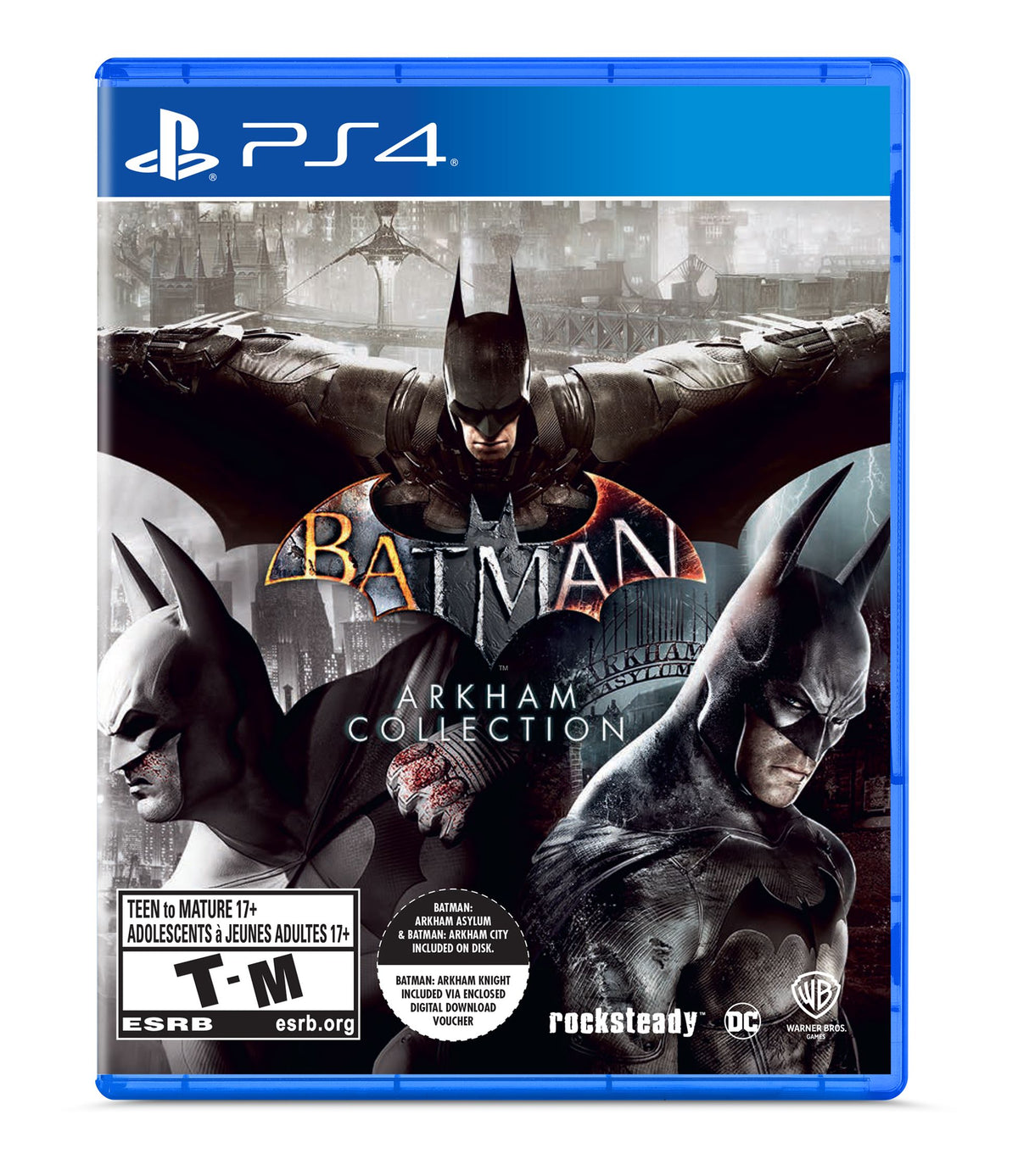 Batman Arkham Collection PS4 case cover