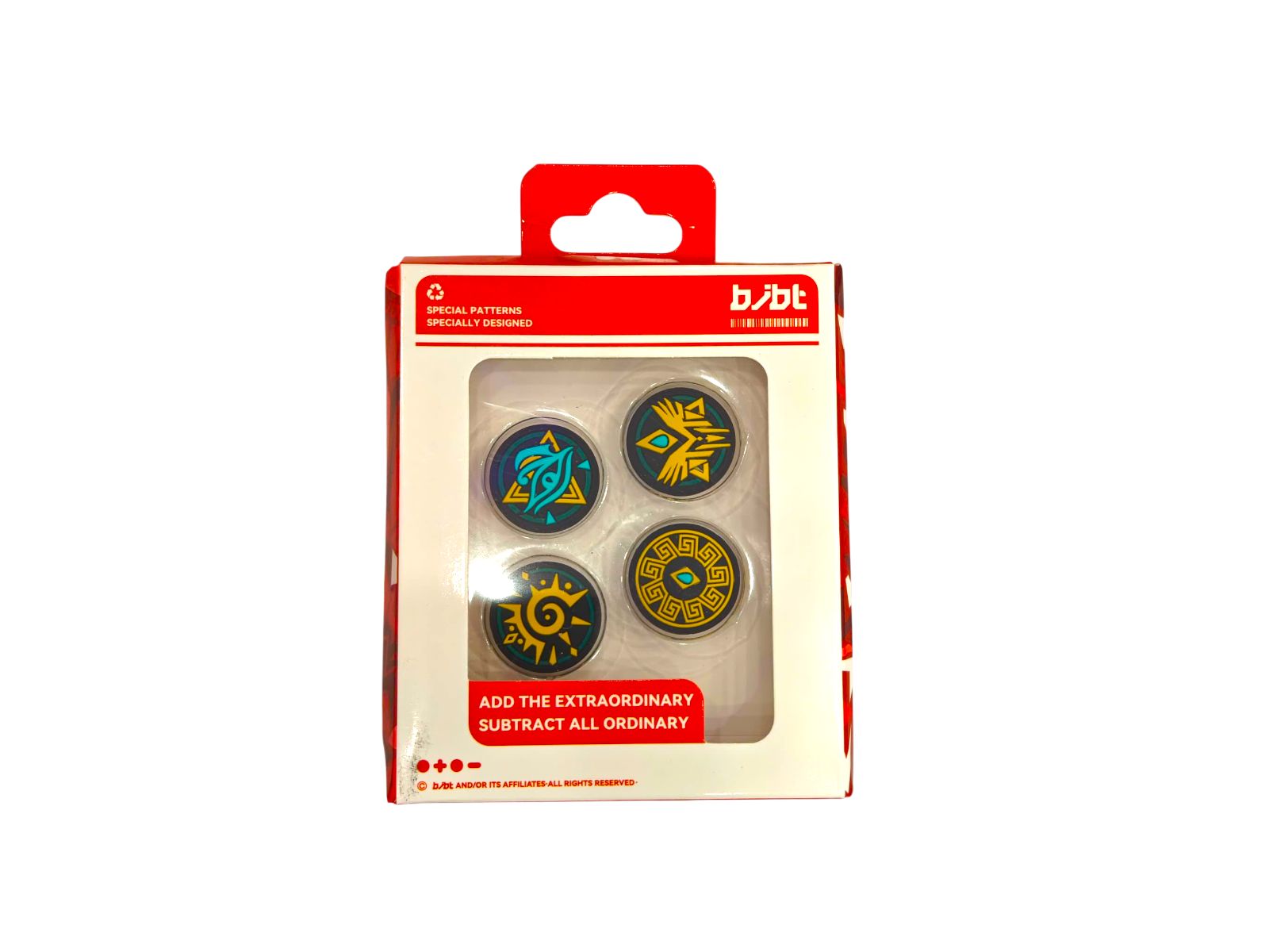 BGI Switch 2 Joystick Cap Set - Zelda Kingdom Theme - Nintendo Switch 2 Switch Accessories Retro Games 