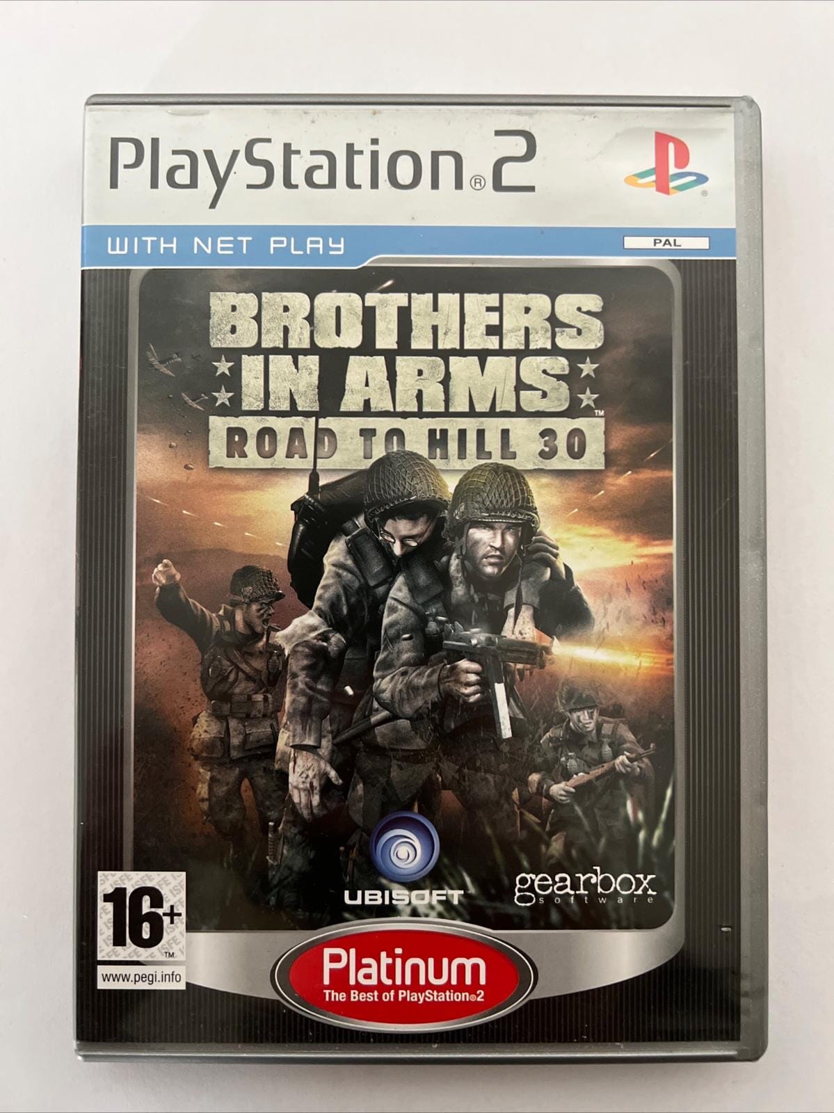 Brothers in Arms: Road to Hill 30 (R2) (Very Good Condition- Complete In Box) - PS2 Video Game Software Ubisoft 