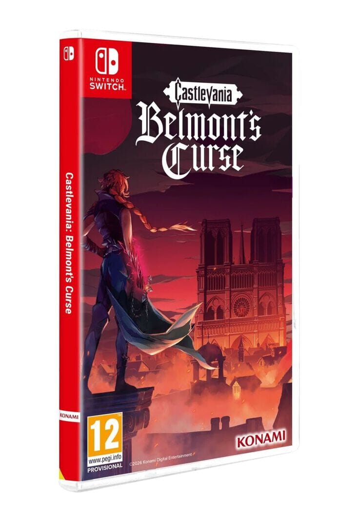 Castlevania: Belmont's Curse Midnight Edition Nintendo Switch box art