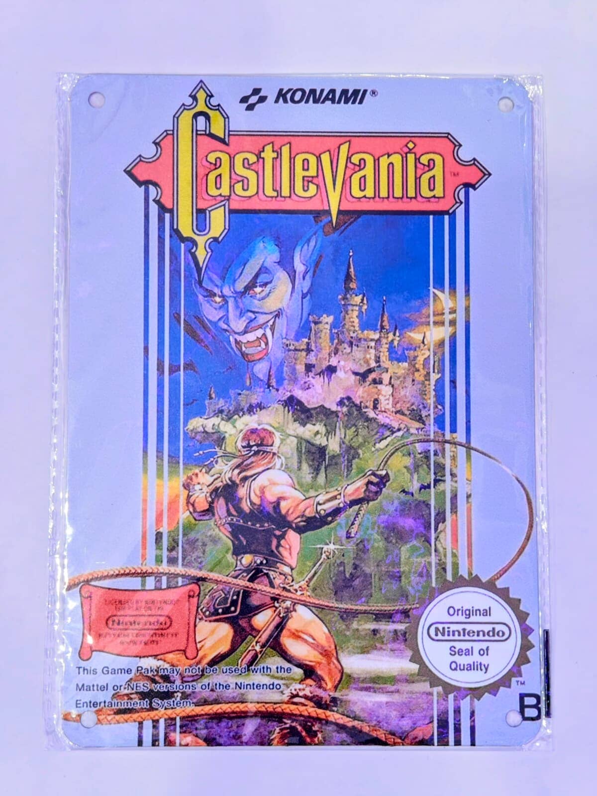 Castlevania Simon's Quest NES Video Game Metal Poster (14X20 CM) Posters Retro Games 