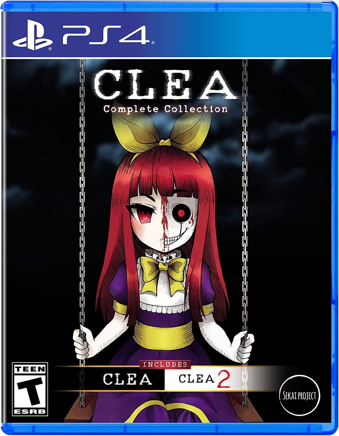 Clea: Complete Collection PS4 box (PriceCharting NTSC)