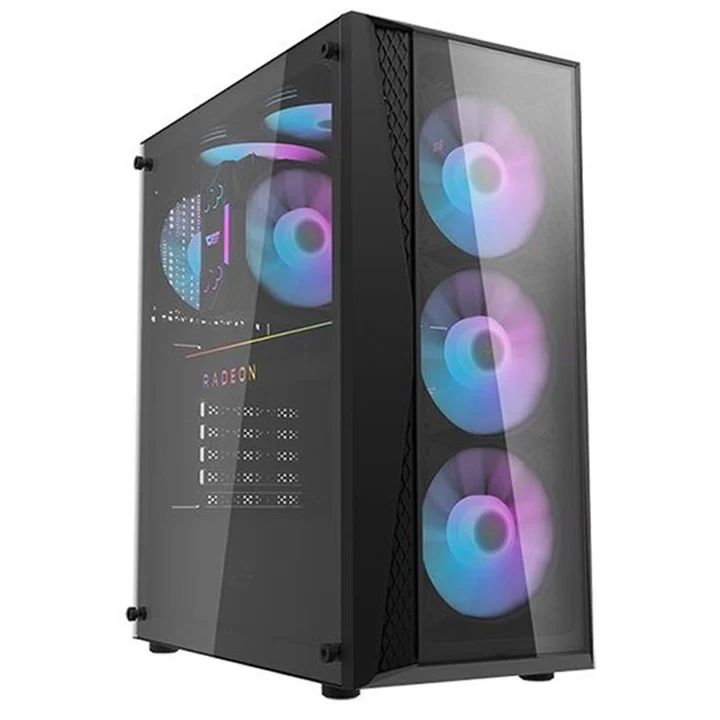 كمبيوتر ألعاب Dark Flash بمعالج i5-14400F وبطاقة RTX 4060Ti وذاكرة وصول عشوائي (RAM) سعة 32 جيجابايت