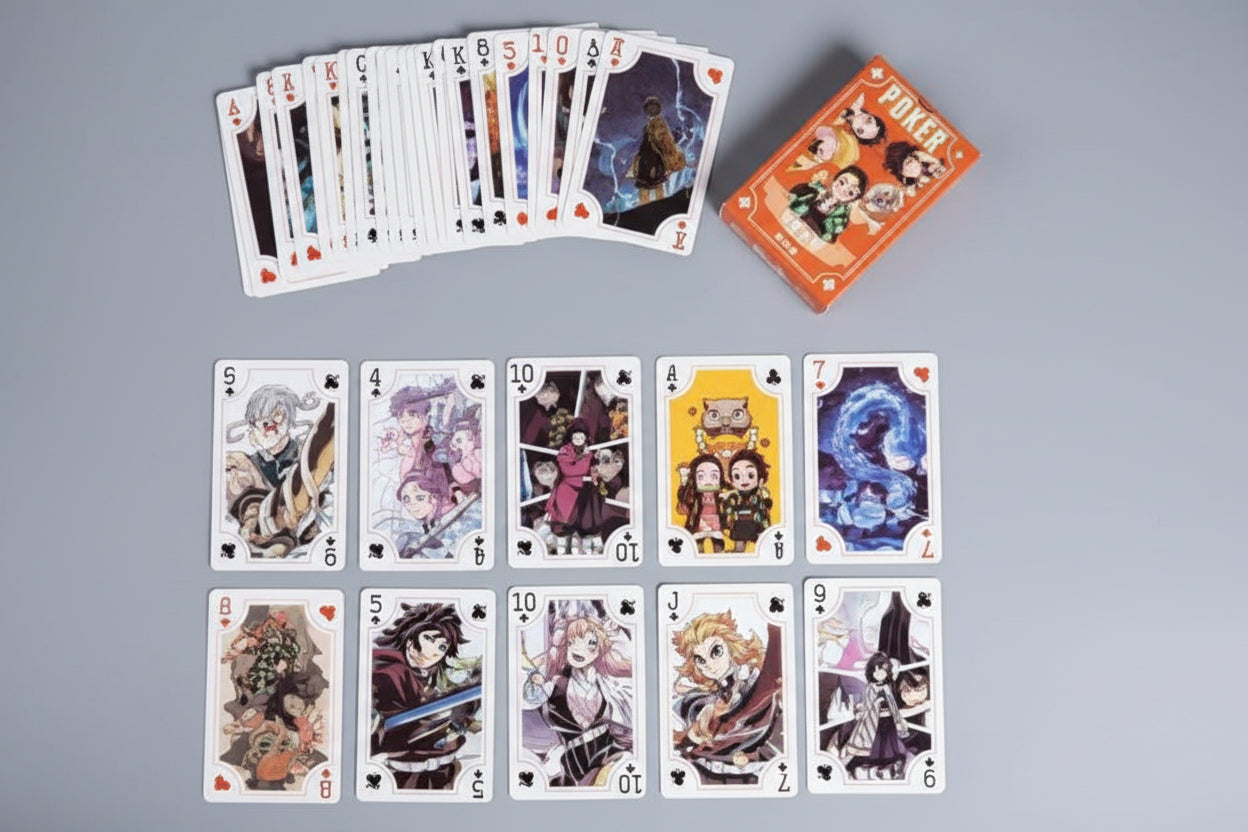 Demon Slayer: Kimetsu no Yaiba Board Game Cards (54pcs) Retro Games 