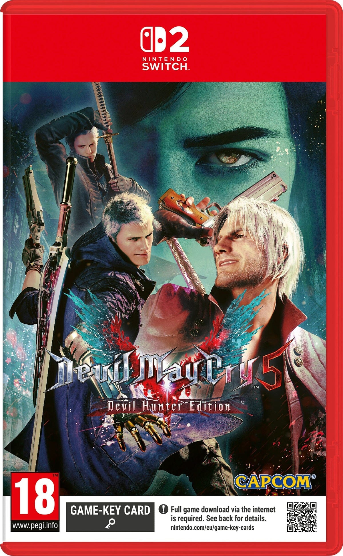 Devil May Cry 5 (R2) - Nintendo Switch 2 - UK retail box photo