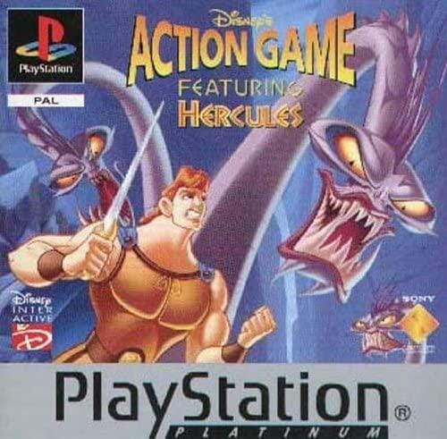 Disney's Hercules (Platinum Edition) (R2) (Complete In Box- Very Good Condition) - PS1 Video Game Software Sony 