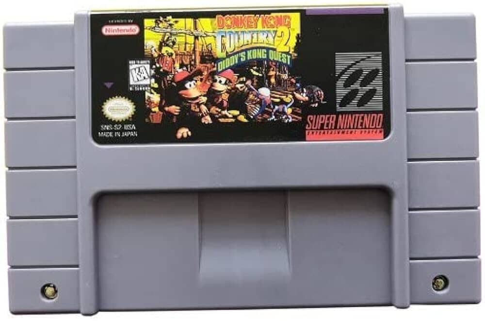 Donkey Kong Country 2: Diddy's Kong Quest (R1) (Loose - Very Good Condition) - Super Nintendo Video Game Software Nintendo 