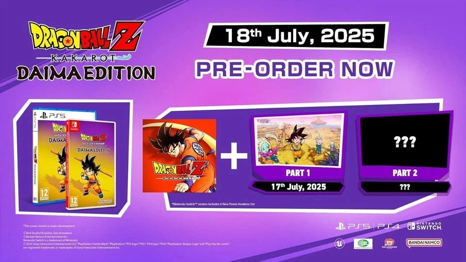 Dragon Ball Z Kakarot Daima Edition (R2) - Nintendo Switch Video Games Bandai Namco 