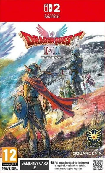 Dragon Quest I & II HD-2D Remake (R2) - Nintendo Switch 2 Video Game Software Square Enix 