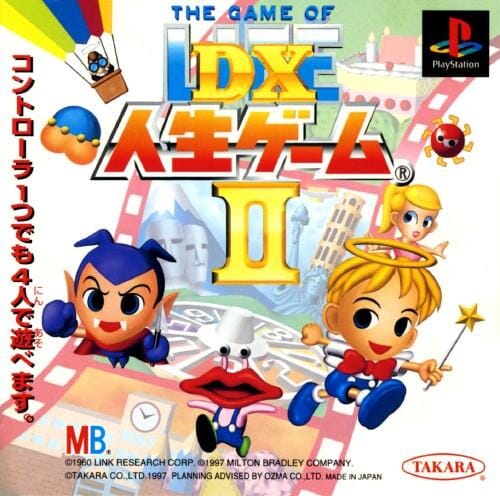 DX Jinsei Game II - The Game of Life II (R3) (Complete In Box - Good Condition) - PS1 Video Game Software Takara 