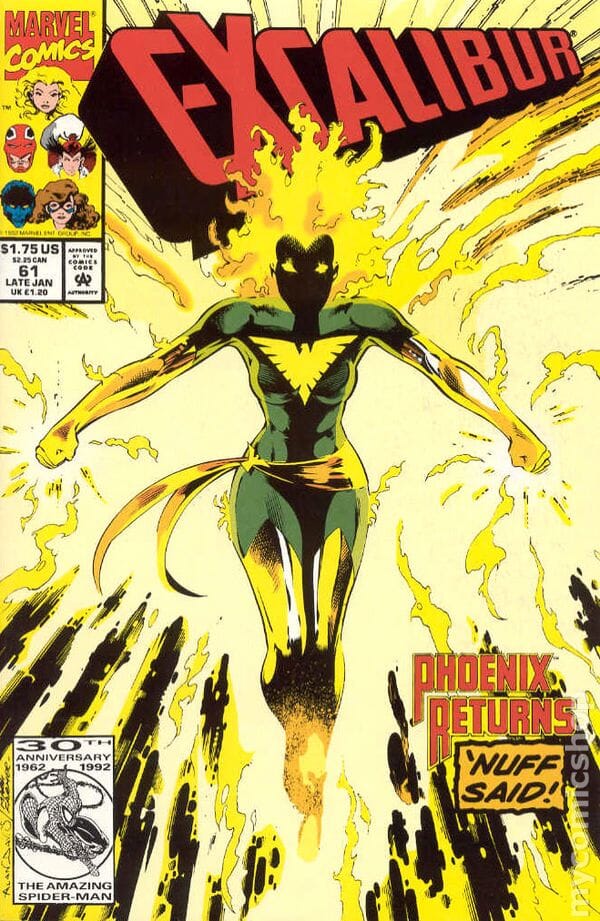 Excalibur #61 - Phoenix Returns cover