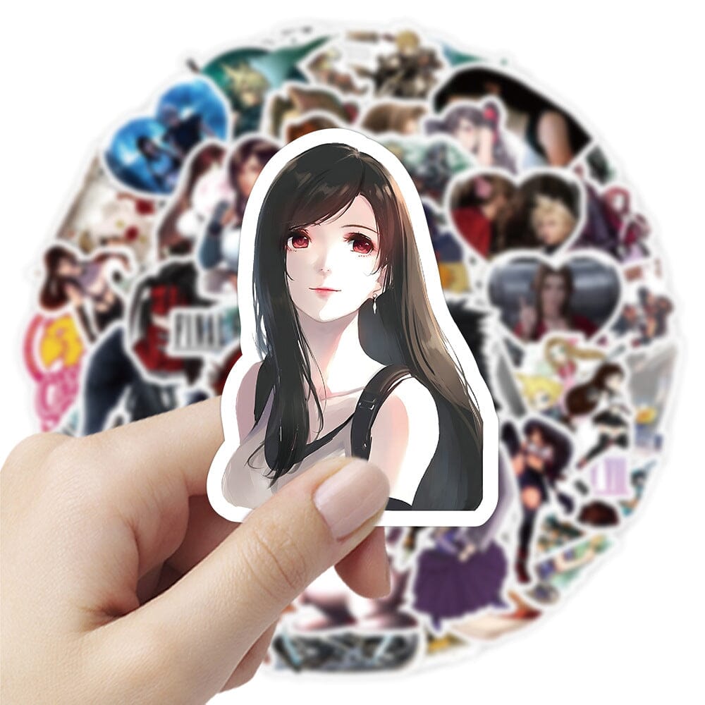 Final Fantasy Stickers (50pcs) Decorative Stickers Retro Games 