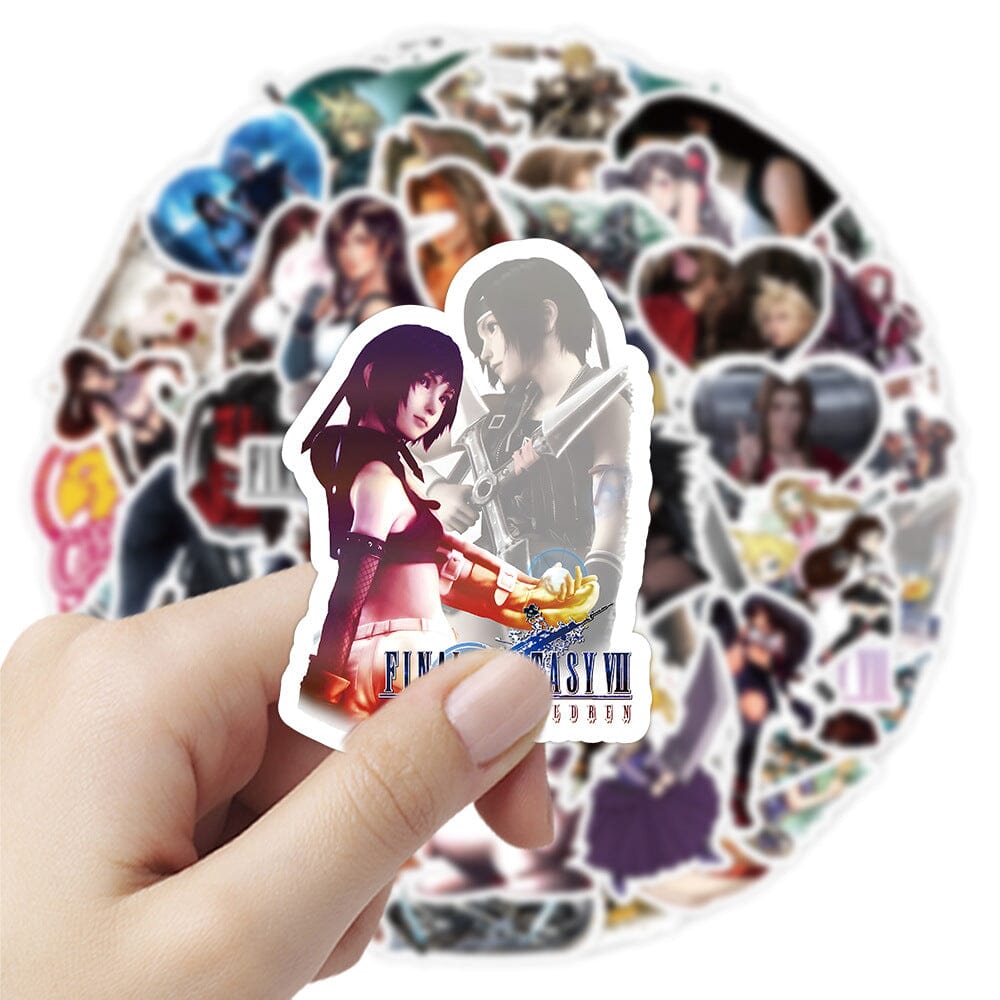 Final Fantasy Stickers (50pcs) Decorative Stickers Retro Games 