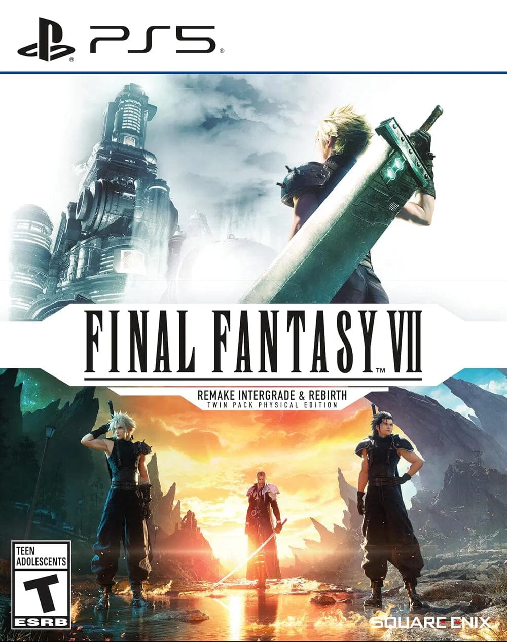 Final Fantasy VII Remake Intergrade & Rebirth Twin Pack (R1) - PS5 Video Game Software Square Enix 