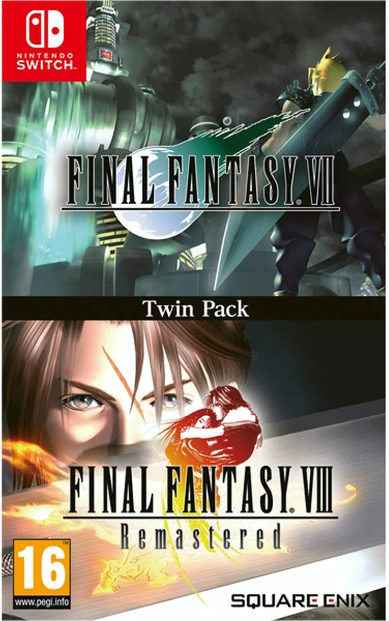 Final Fantasy VII & VIII Twin Pack (R2) - Nintendo Switch Video Game Software Square Enix 