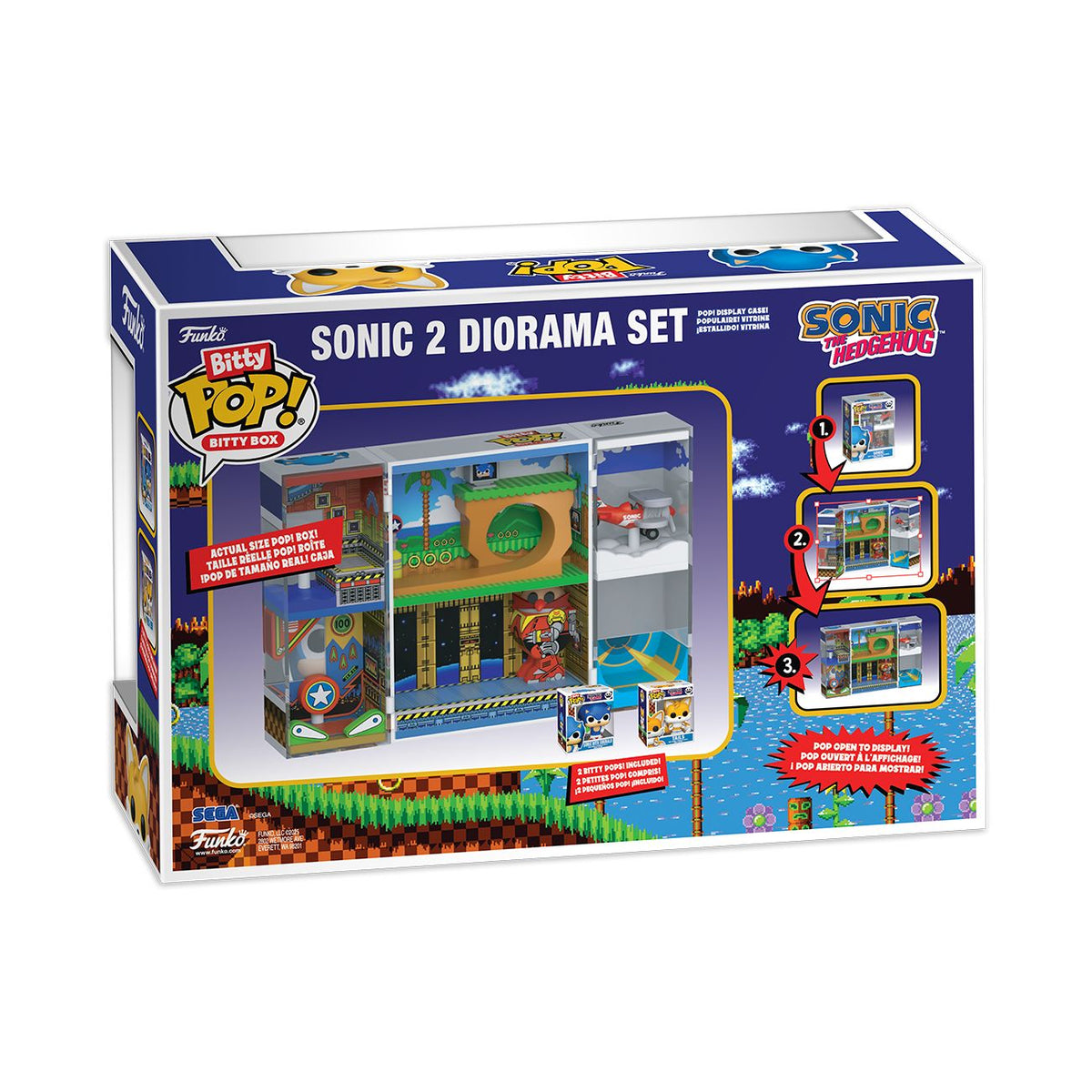Sonic 2 Diorama Set box back