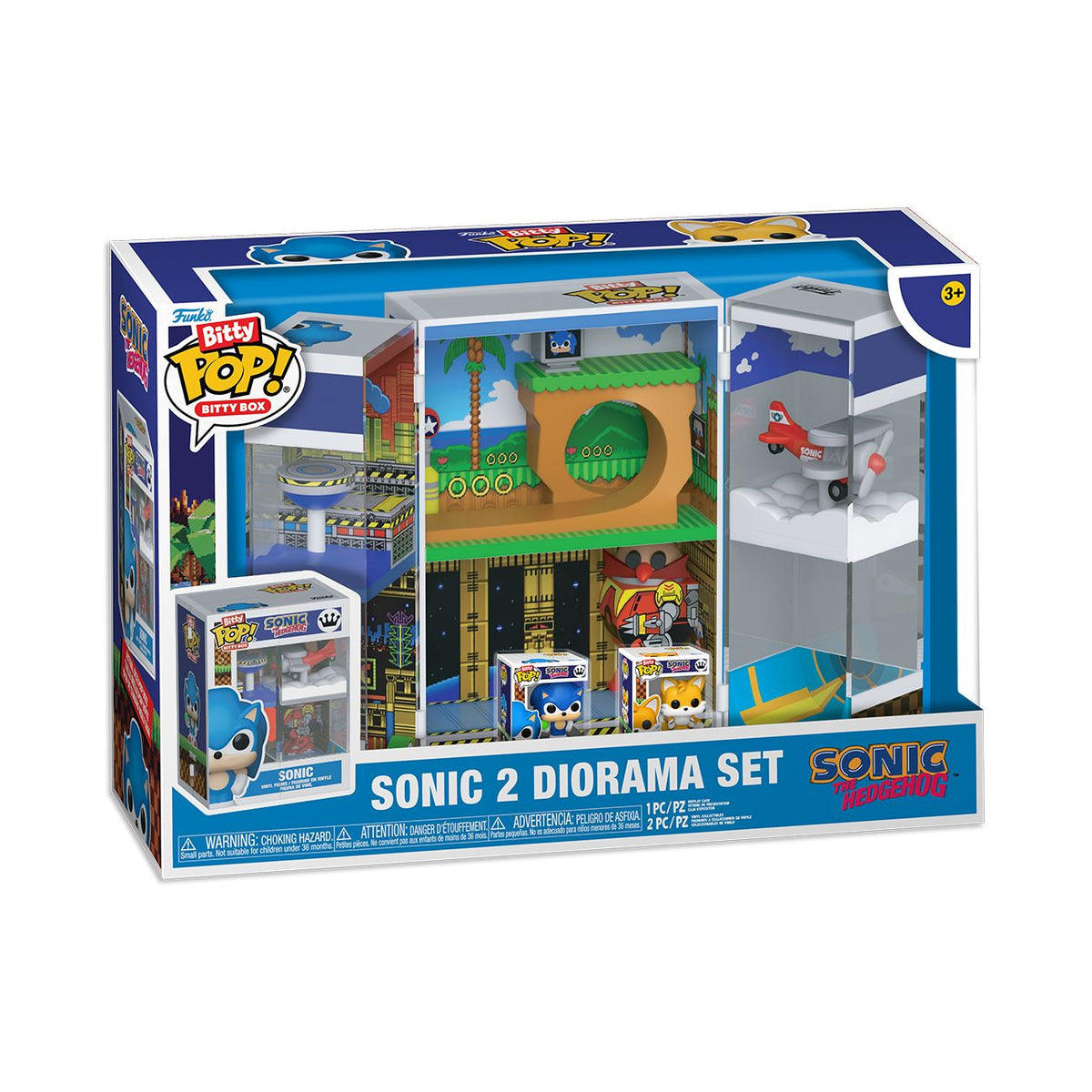 Funko Bitty Pop! Sonic 2 Diorama Set boxed