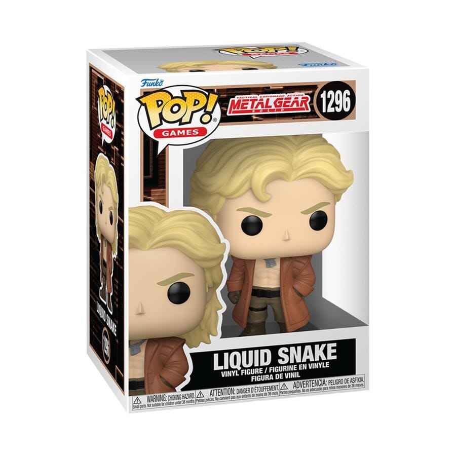 Funko Pop! Metal Gear Solid Liquid Snake #1296 box